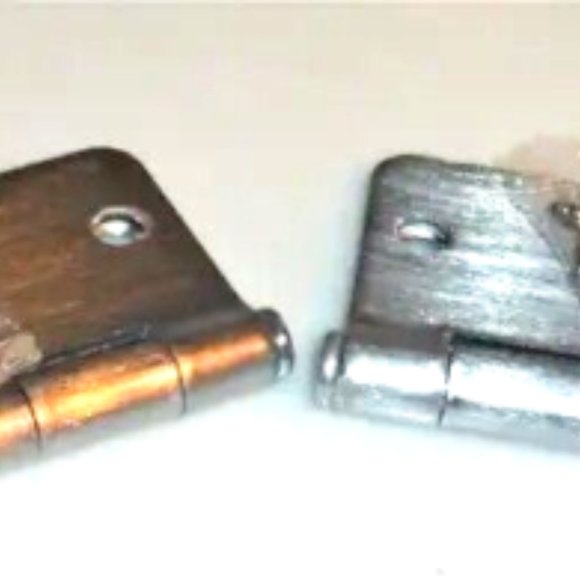 4X Builder's Hardware 3.5" Hinge 1/4" Radius BUTT HINGES Stainless Steel Hinges - Picture 4 of 5